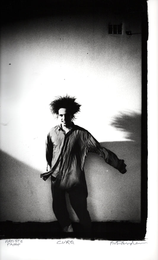 Robert Smith - The Cure. Shoreditch Studio Session, London, 1986 (First Time in Print)