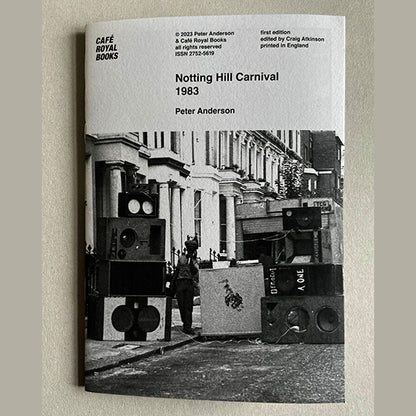 NOTTING HILL CARNIVAL 1983 ZINE