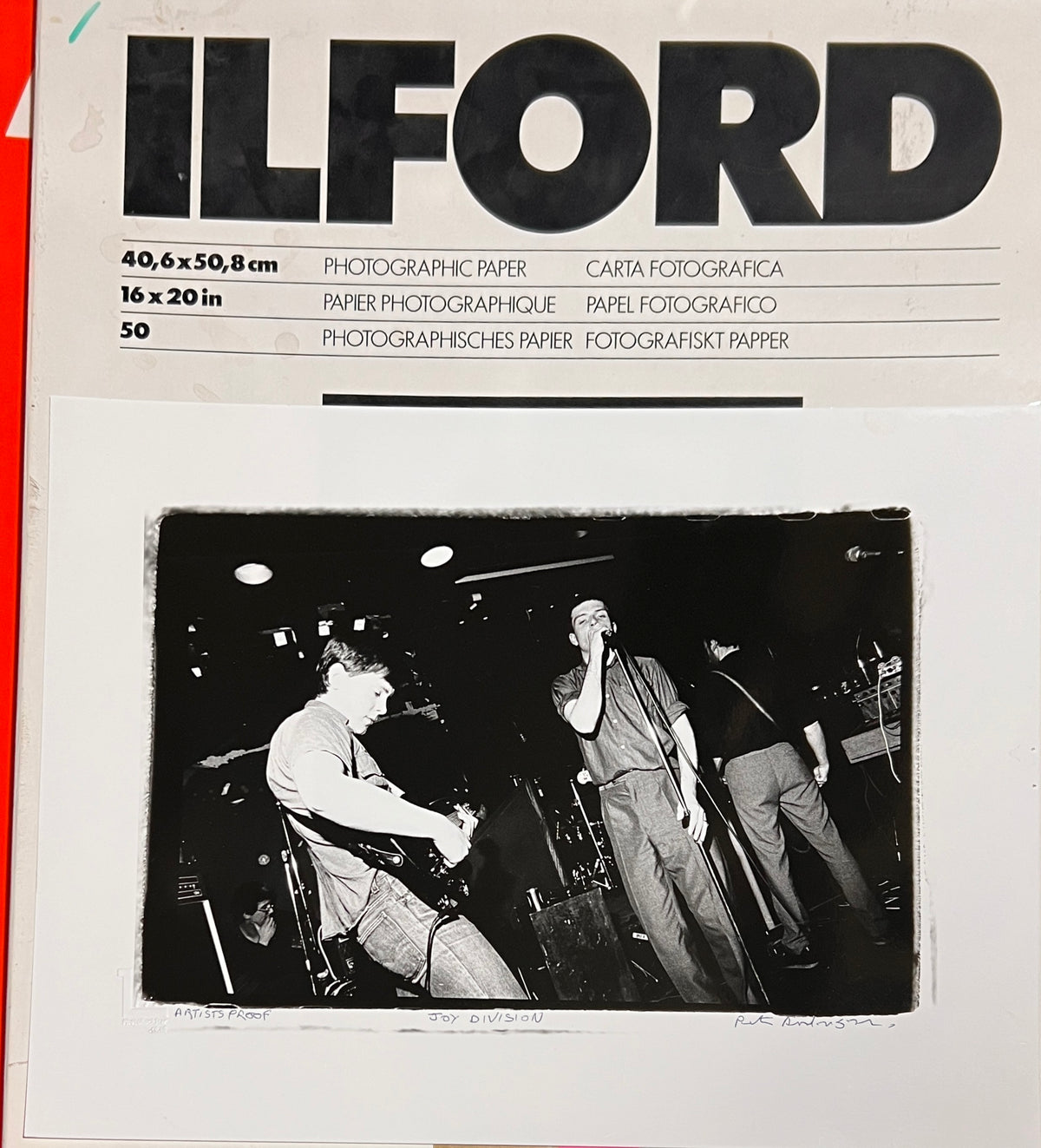 JOY DIVISION at Factory Records Night, 1980