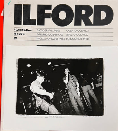 JOY DIVISION at Factory Records Night, 1980