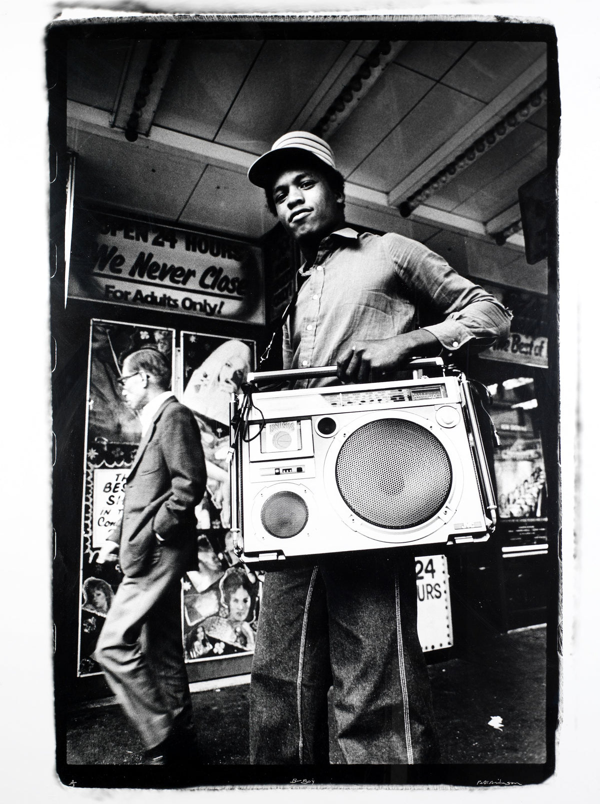 B BOY 42nd New York, 1980 — Huge Framed  Print