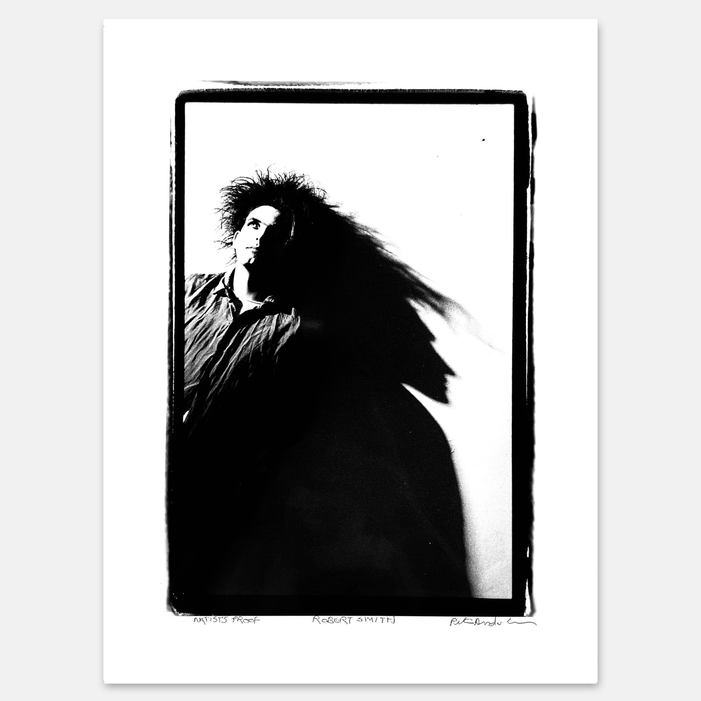 theCURE 9 1/2"X12" Silver Gelatin type Print